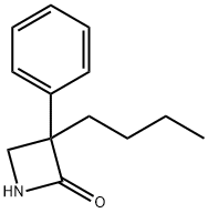 3-Butyl-3-phenylazetidin-2-one Struktur