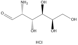 D(+)-Galactosamine hydrochloride Struktur