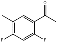 Ethanone, 1-(2,4-difluoro-5-methylphenyl)- (9CI) Struktur