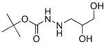 Hydrazinecarboxylic acid, 2-(2,3-dihydroxypropyl)-, 1,1-dimethylethyl ester Struktur