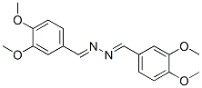 1,2-Bis(3,4-dimethoxybenzylidene)hydrazine Struktur