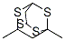 1,5-Dimethyl-2,4,6,8-tetrathiaadamantane Struktur
