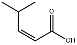 4-METHYLPENT-2-ENOIC ACID Struktur