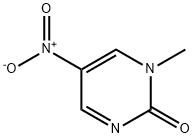 1-METHYL-5-NITRO-2(1H)-PYRIMIDINONE Struktur