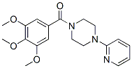 1-(2-Pyridyl)-4-(3,4,5-trimethoxybenzoyl)piperazine Struktur