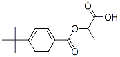 Benzoic acid, 4-(1,1-dimethylethyl)-, 1-carboxyethyl ester (9CI) Struktur