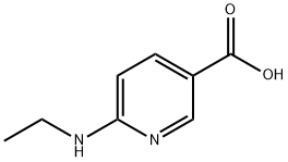 6-ethylamino-3-pyridine carboxylic acid Struktur