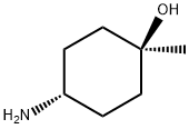 Cyclohexanol, 4-amino-1-methyl-, trans- (9CI) Struktur