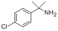 1-(4-CHLOROPHENYL)-1-METHYLETHYLAMINE Struktur