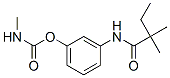 N-Methylcarbamic acid 3-[(2,2-dimethylbutyryl)amino]phenyl ester Struktur