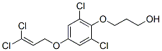 3(2,6-DICHLORO-4-(3,3-DICHLOROALLYLOXY)PHENOXY)PROPAN-1-OL Struktur