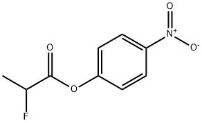 4-nitrophenyl 2-fluoropropionate Struktur