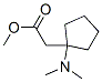 Cyclopentaneacetic acid, 1-(dimethylamino)-, methyl ester (9CI) Struktur