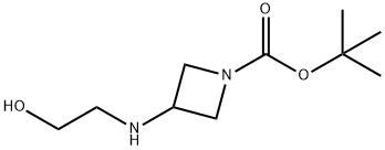 1-BOC-3-[(2-HYDROXYETHYL)AMINO]-AZETIDINE Struktur