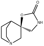 Spiro[1-azabicyclo[2.2.2]octane-3,5-oxazolidin]-2-one, (3S)- (9CI) Struktur