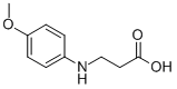 3-(4-METHOXY-PHENYLAMINO)-PROPIONIC ACID Struktur