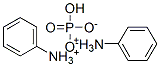 dianilinium hydrogen phosphate Struktur