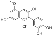 5-Methylcyanidin chloride Struktur