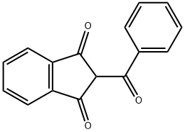 2-BENZOYL-1,3-INDANEDIONE Struktur