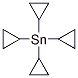 Tetracyclopropyltin Struktur