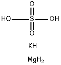 sulphuric acid, magnesium potassium salt Struktur