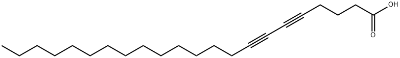 5,7-DOCOSADIYNOIC ACID Struktur