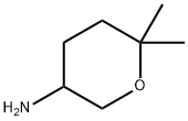 (6,6-dimethyltetrahydro-2H-pyran-3-yl)amine Struktur