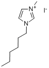 1-HEXYL-3-METHYLIMIDAZOLIUM IODIDE Structure