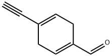 1,4-Cyclohexadiene-1-carboxaldehyde, 4-ethynyl- (9CI) Struktur