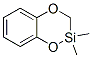 2,2-Dimethyl-2,3-dihydro-1,4,2-benzodioxasilin Struktur