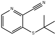 3-TERT-BUTYLSULFANYL-PYRIDINE-2-CARBONITRILE Struktur