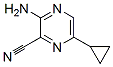 Pyrazinecarbonitrile,  3-amino-6-cyclopropyl-  (8CI) Struktur