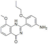 4(1H)-Quinazolinone,  2-(5-amino-2-propoxyphenyl)-8-methoxy-  (9CI) Struktur