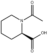 2-Piperidinecarboxylic acid, 1-acetyl-, (R)- (9CI) Struktur