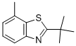 Benzothiazole, 2-(1,1-dimethylethyl)-7-methyl- (9CI) Struktur