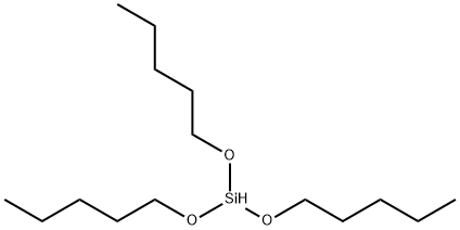 tris(pentyloxy)silane  Struktur