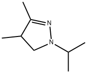 1-Isopropyl-3,4-dimethyl-2-pyrazoline Struktur