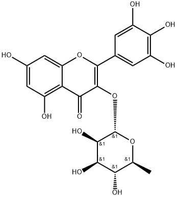 Myricitrin Struktur