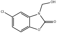 5-Chloro-3-(hydroxymethyl)benzoxazol-2(3H)-one Struktur