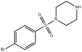 4-(4-BROMOBENZENESULFONYL)PIPERAZINE Struktur