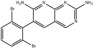 6-(2,6-dibroMophenyl)pyrido[2,3-d]pyriMidine-2,7-diaMine Struktur