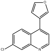 3-(7-CHLORO-QUINOLINE-4-YL)-FURAN Struktur