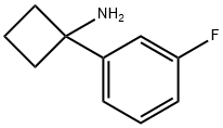 1-(3-FLUOROPHENYL)CYCLOBUTANAMINE Struktur