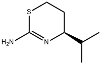 4H-1,3-Thiazin-2-amine,5,6-dihydro-4-(1-methylethyl)-,(S)-(9CI) Struktur