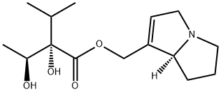 (2S,3S)-2,3-Dihydroxy-2-isopropylbutanoic acid [(5S)-1-azabicyclo[3.3.0]oct-3-en-4-yl]methyl ester Struktur