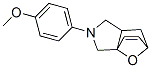 1,3,3a,6,7,7a-Hexahydro-2-(4-methoxyphenyl)-3a,6-epoxy-2H-isoindole Struktur