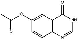 4(3H)-Quinazolinone, 6-(acetyloxy)- Struktur