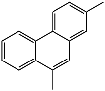 2,9-/4,9-DIMETHYLPHENANTHRENE Struktur