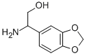 BETA-AMINO-1,3-BENZODIOXOLE-5-ETHANOL Struktur