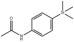 4'-(Trimethylsilyl)acetanilide Struktur